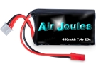 AirJoules 25C 450mAh 2s 7.4V Li-Po Battery