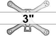 3" Quad Frames