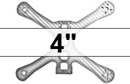 4" Quad Frames