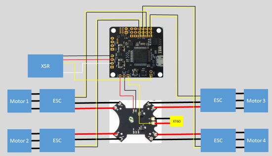 quadcopter power wiring diagram