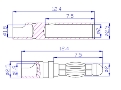 2mm Gold Bullet Connector Pair - Loose image #2