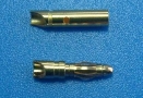 2mm Gold Bullet Connector Pair - Loose