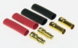 3.5mm Gold Bullet Connectors - 3 Pairs