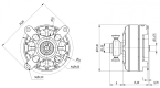 AXi 2203/46 v2 dimensions