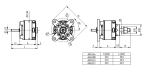 AXi 2212/xx schematic with radial mount