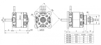 AXI 2820 measurements with radial mount