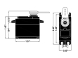 HS-7966HB High Speed Karbonite Coreless Servo image #3